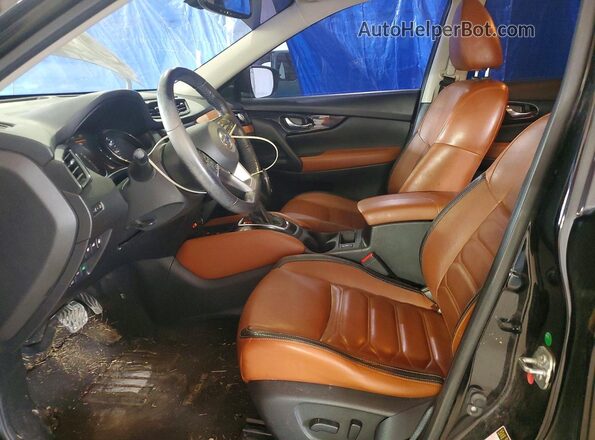 JN8AT2MV2JW348866 2018 NISSAN ROGUE Black Front interior view