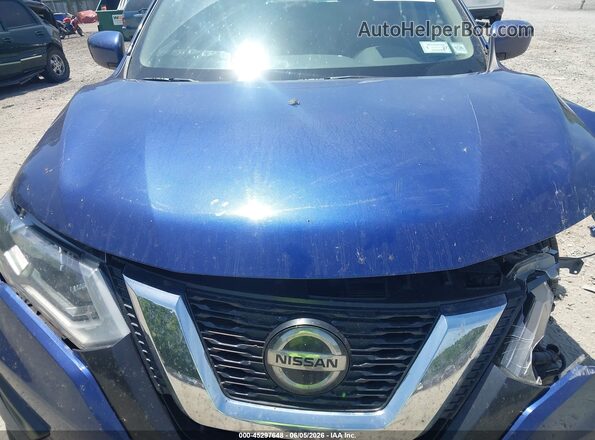 JN8AT2MV2KW376037 2019 NISSAN ROGUE Blue Rear view