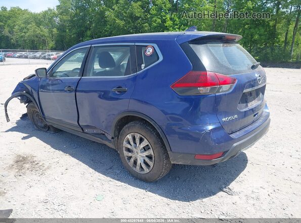 JN8AT2MV2KW376037 2019 NISSAN ROGUE Blue Rear left
