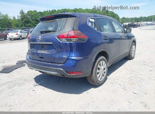 JN8AT2MV2KW376037 2019 NISSAN ROGUE Blue Rear right