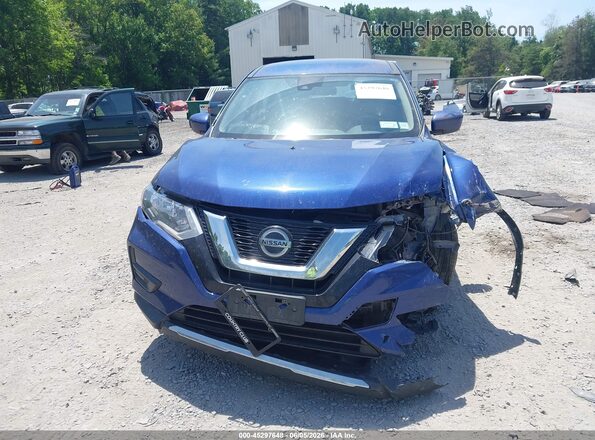 JN8AT2MV2KW376037 2019 NISSAN ROGUE Blue Instrument cluster view