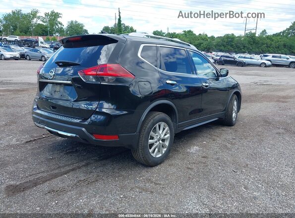 JN8AT2MV2KW391587 2019 NISSAN ROGUE Черный Задняя правая четверть