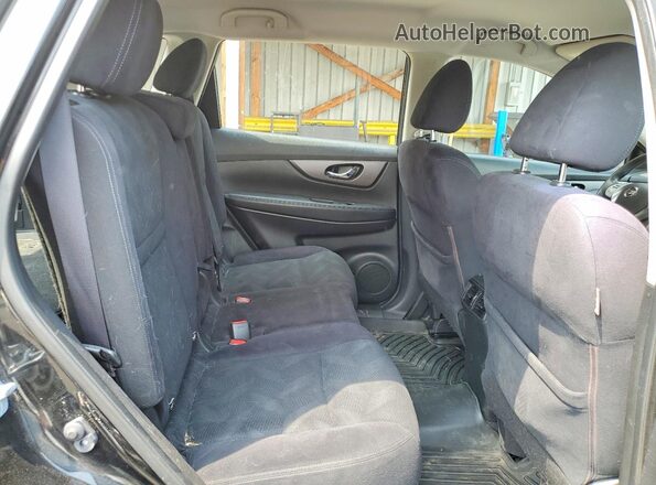 JN8AT2MV3GW141217 2016 NISSAN ROGUE Black Rear seats view