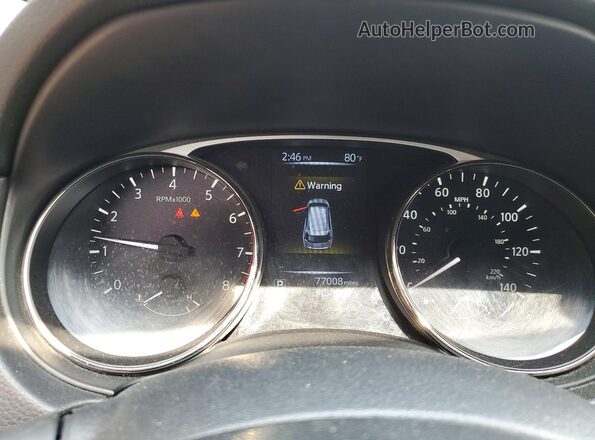 JN8AT2MV3GW141217 2016 NISSAN ROGUE Black Instrument cluster view