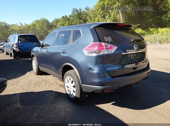 JN8AT2MV3GW150869 2016 NISSAN ROGUE Синий Задняя левая четверть
