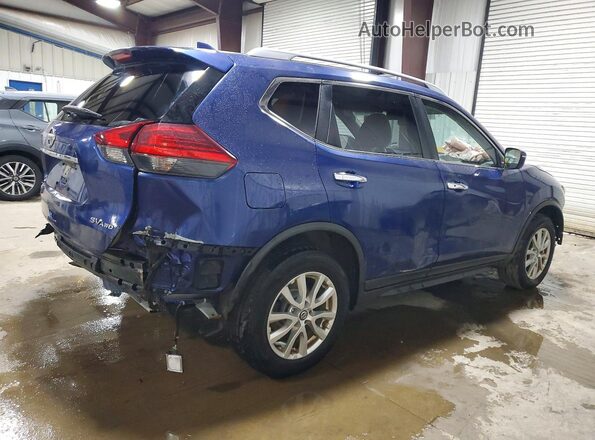 JN8AT2MV3HW008345 2017 NISSAN ROGUE Blue Задня права чверть