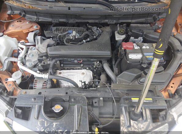 JN8AT2MV3HW256241 2017 NISSAN ROGUE Orange Widok z tyłu