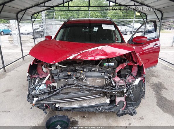 JN8AT2MV3HW284539 2017 NISSAN ROGUE Red Front view
