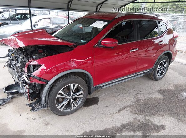 JN8AT2MV3HW284539 2017 NISSAN ROGUE Red Front left
