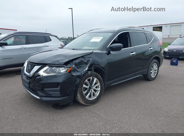 JN8AT2MV3JW307338 2018 NISSAN ROGUE Black Դիմացի տեսք