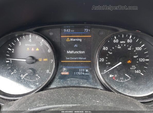 JN8AT2MV3JW307338 2018 NISSAN ROGUE Black Հետևի նստատեղերի տեսք