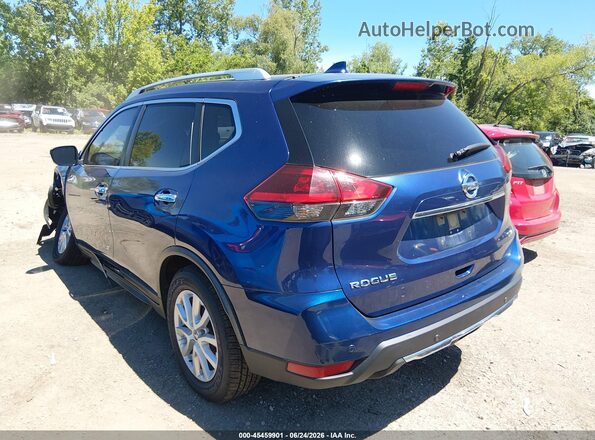 JN8AT2MV3LW101875 2020 NISSAN ROGUE Blue Trasero izquierdo