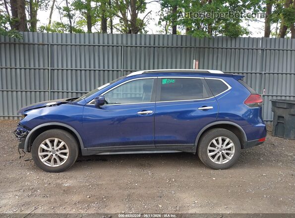 JN8AT2MV3LW107806 2020 NISSAN ROGUE Blue Widok wnętrza 360 stopni