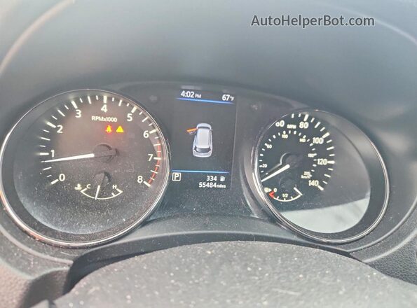 JN8AT2MV3LW143253 2020 NISSAN ROGUE Gray Սարքավորումների վահանակի տեսք
