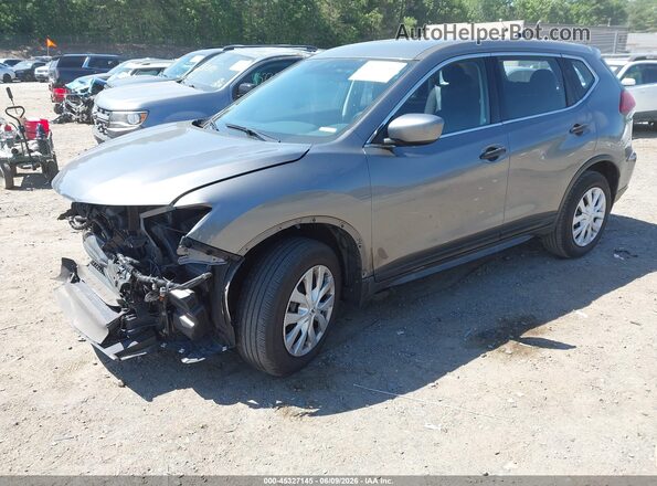 JN8AT2MV4HW003042 2017 NISSAN ROGUE Gray Передня ліва чверть