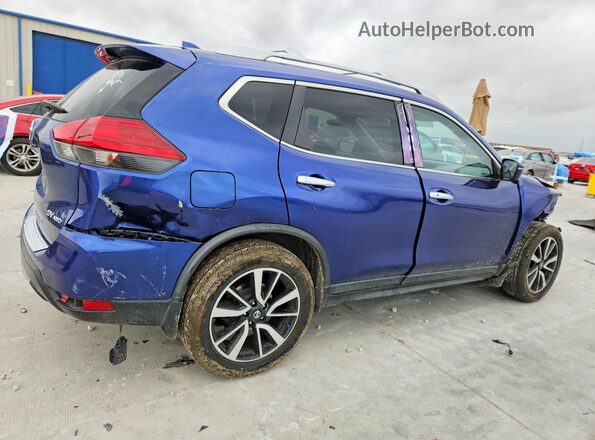JN8AT2MV4HW024490 2017 NISSAN ROGUE Blue Задня права чверть