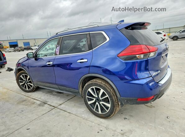 JN8AT2MV4HW024490 2017 NISSAN ROGUE Blue Задня ліва чверть