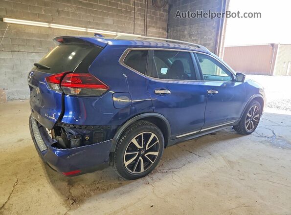 JN8AT2MV4JW349372 2018 NISSAN ROGUE Blue Rear right