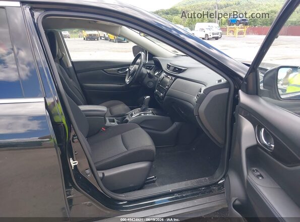 JN8AT2MV5KW400704 2019 NISSAN ROGUE Black წინა სალონის ხედი