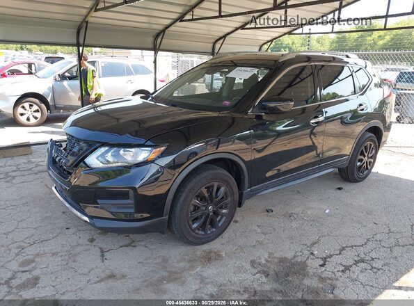 JN8AT2MV5LW110948 2020 NISSAN ROGUE Black წინა მარცხენა ხედი სამი მეოთხედიდან