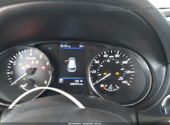 JN8AT2MV5LW110948 2020 NISSAN ROGUE Black უკანა სავარძლების ხედი