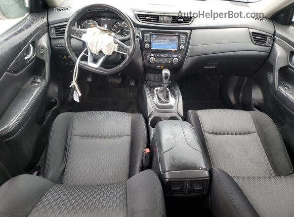 JN8AT2MV6HW007173 2017 NISSAN ROGUE Blue Առջևի վահանակի տեսք