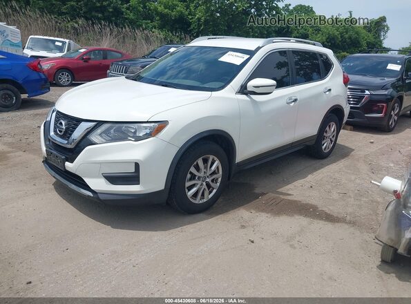 JN8AT2MV6HW017721 2017 NISSAN ROGUE White წინა მარცხენა ხედი სამი მეოთხედიდან