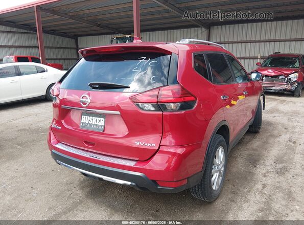 JN8AT2MV6HW261112 2017 NISSAN ROGUE Red Tył prawy