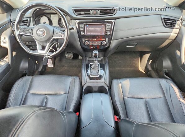 JN8AT2MV6HW281361 2017 NISSAN ROGUE Gray Dashboard view