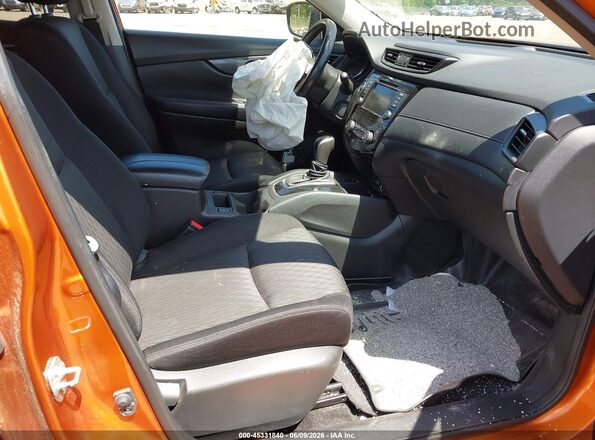 JN8AT2MV6KW370659 2019 NISSAN ROGUE Orange Widok wnętrza z przodu
