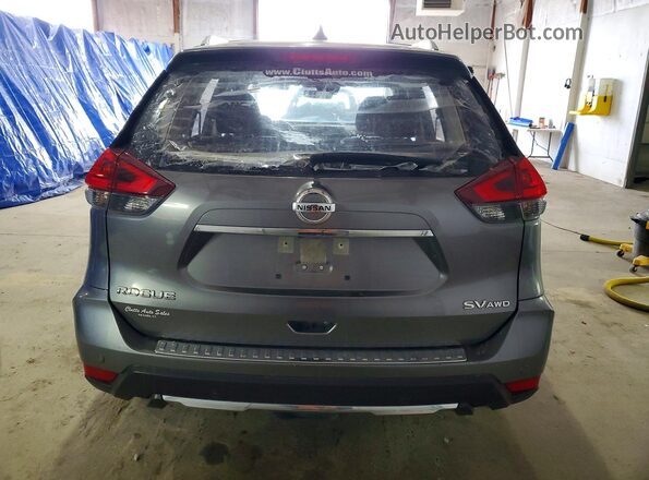 JN8AT2MV6KW371004 2019 NISSAN ROGUE Gray Вид ззаду