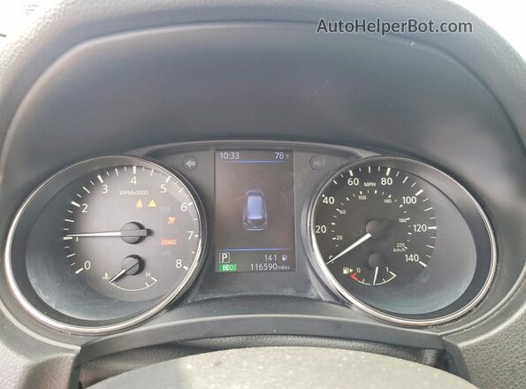 JN8AT2MV6LW108612 2020 NISSAN ROGUE Blue Սարքավորումների վահանակի տեսք