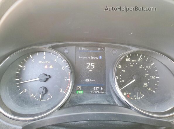JN8AT2MV6LW109548 2020 NISSAN ROGUE White Instrument cluster view