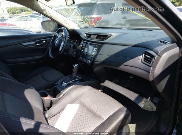 JN8AT2MV7HW020448 2017 NISSAN ROGUE Black Front interior view