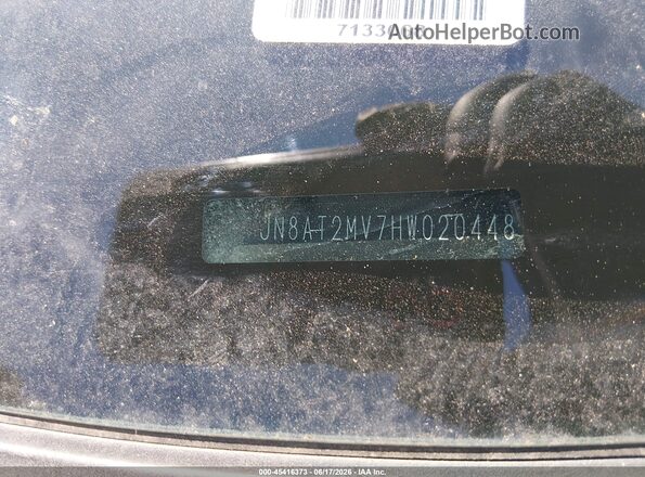 JN8AT2MV7HW020448 2017 NISSAN ROGUE Black 