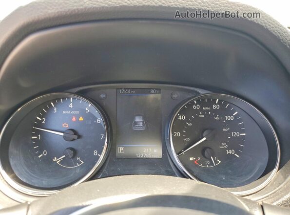 JN8AT2MV7KW400719 2019 NISSAN ROGUE Charcoal Սարքավորումների վահանակի տեսք
