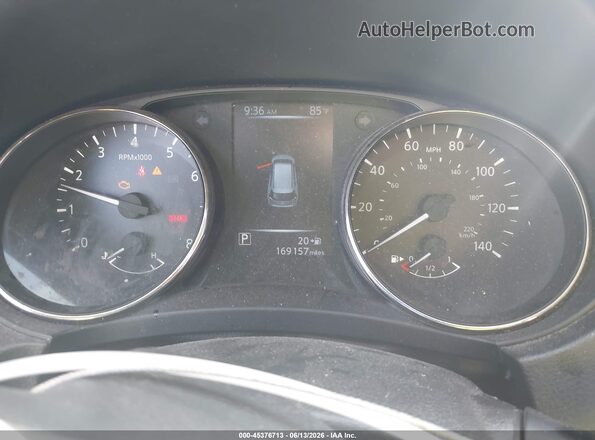 JN8AT2MV8HW019633 2017 NISSAN ROGUE Gray Հետևի նստատեղերի տեսք