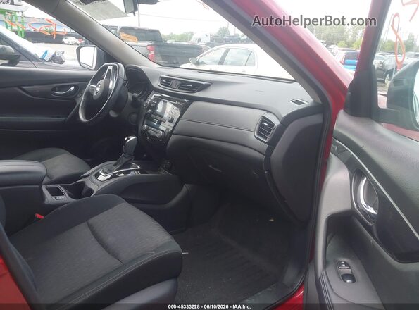 JN8AT2MV8HW283144 2017 NISSAN ROGUE Red Սալոնի դիմացի տեսք