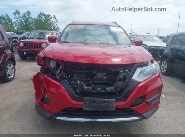 JN8AT2MV8HW283144 2017 NISSAN ROGUE Red Սալոնի հետևի տեսք