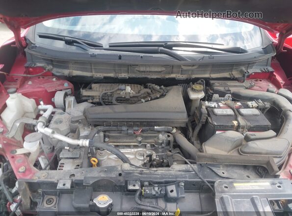JN8AT2MV8HW283144 2017 NISSAN ROGUE Red Հետևի տեսք