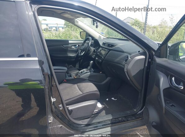 JN8AT2MV8KW376124 2019 NISSAN ROGUE Black Widok wnętrza z przodu