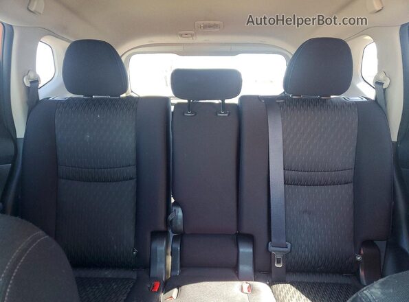JN8AT2MV8KW376933 2019 NISSAN ROGUE Orange Հետևի նստատեղերի տեսք