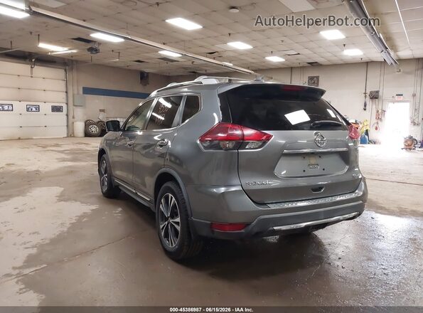 JN8AT2MV9JW308722 2018 NISSAN ROGUE Серый Задняя левая четверть