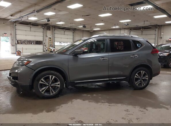 JN8AT2MV9JW308722 2018 NISSAN ROGUE Серый Панорамный вид салона 360°