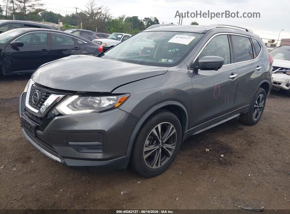 JN8AT2MV9KW385401 2019 NISSAN ROGUE Gray Vista tres cuartos delantera izquierda