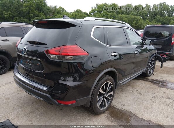JN8AT2MVXHW024347 2017 NISSAN ROGUE Black Tył prawy