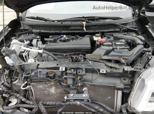 JN8AT2MVXHW024347 2017 NISSAN ROGUE Black Widok z tyłu