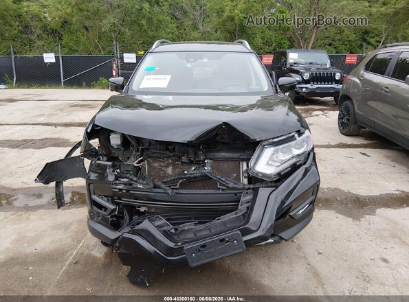JN8AT2MVXHW024347 2017 NISSAN ROGUE Black Widok wnętrza z tyłu