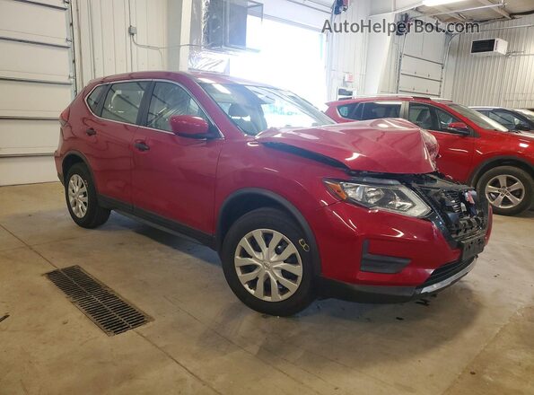 JN8AT2MVXHW276440 2017 NISSAN ROGUE Красный Передняя правая четверть