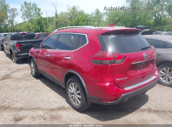 JN8AT2MVXHW281122 2017 NISSAN ROGUE Red Rear left